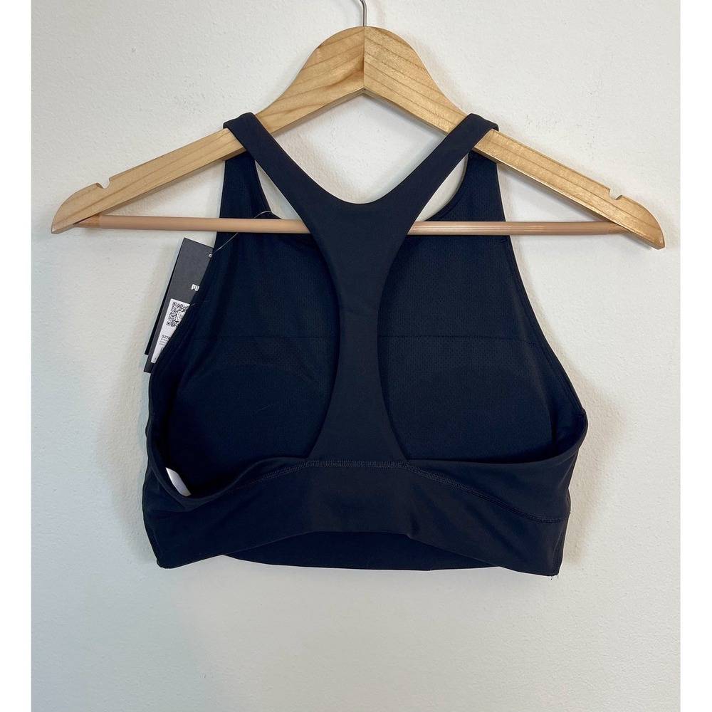 NWT! PUMA x HYROX Shapeluxe High Neck Sports Bra Removable Cups Black M - Picture 12 of 14